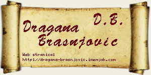 Dragana Brašnjović vizit kartica